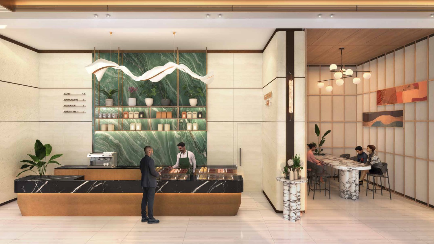Imperial Residences — lobby café (artist’s impression)