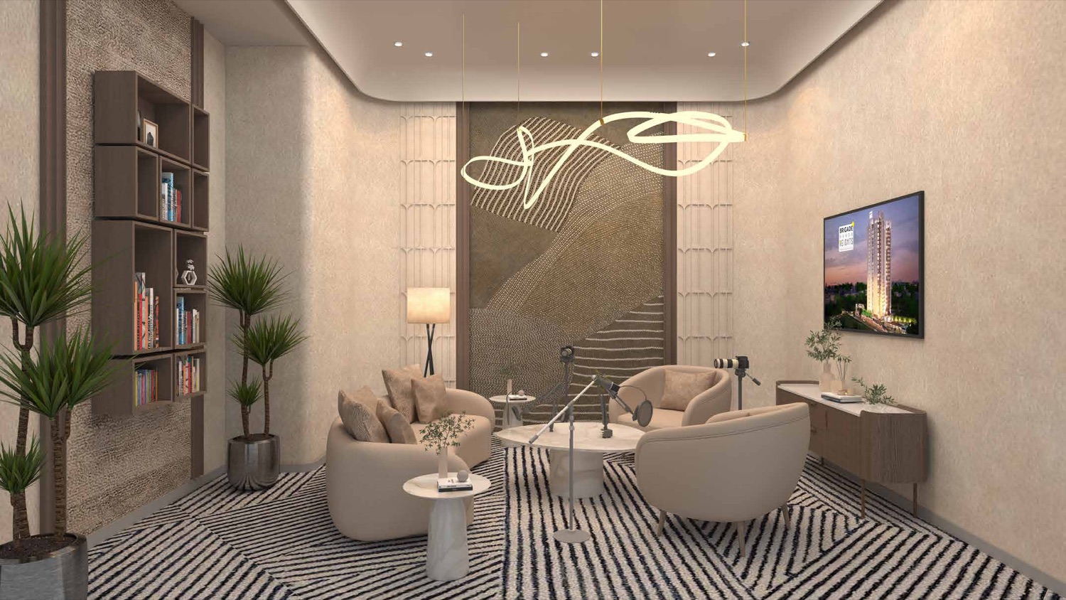 Oasis Level — podcast room (artist’s impression)