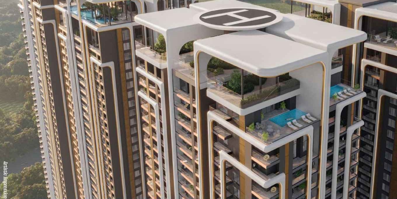 Rooftop Helipads at The Cascades Neopolis, Kokapet (artist's impression)