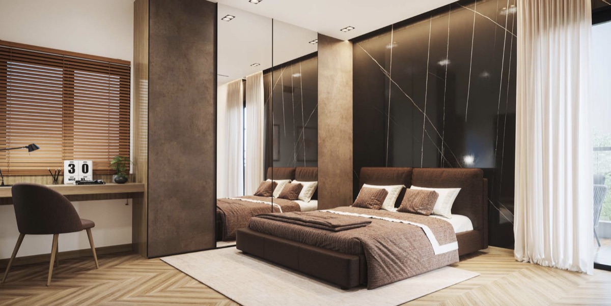 Master Bedroom at Destino, Puppalguda (artist's impression)