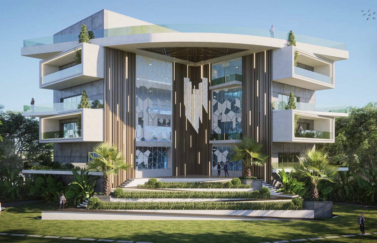 The “Air” Club — the Creativity, Wellness & Work clubhouse at Destino, Puppalguda (artist's impression)