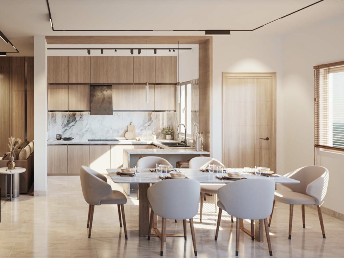 Dining & Kitchen at Destino, Puppalguda (artist's impression)