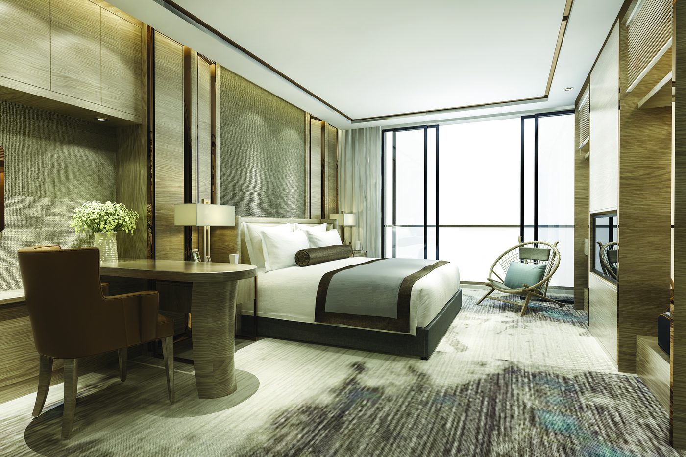 The Master Bedroom at Eastbrook, Hoskote, Bengaluru
