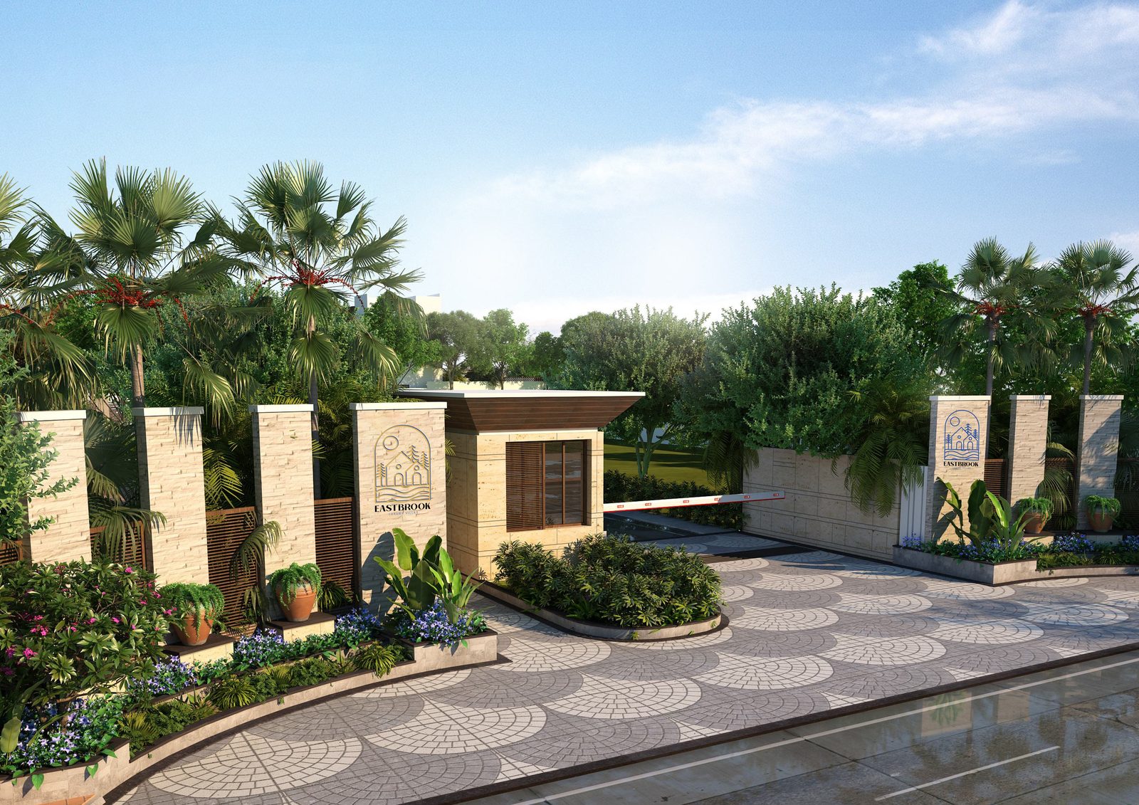 The Grand Entrance at Eastbrook, Hoskote, Bengaluru (artist's impression)