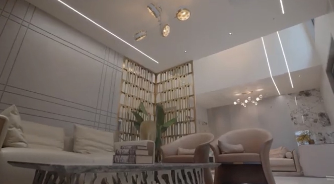 La Casa villa — grand double-height living lounge