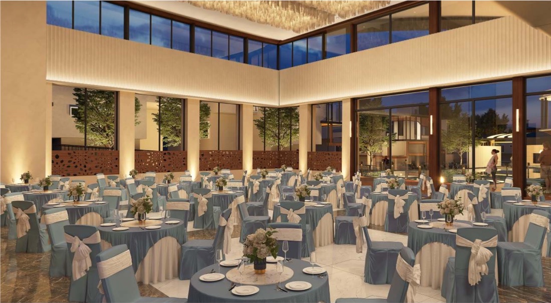 LIOS Banquet hall — artist’s impression
