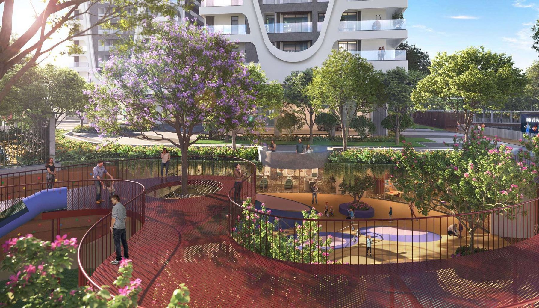 The beauty of landscapes — the podium gardens