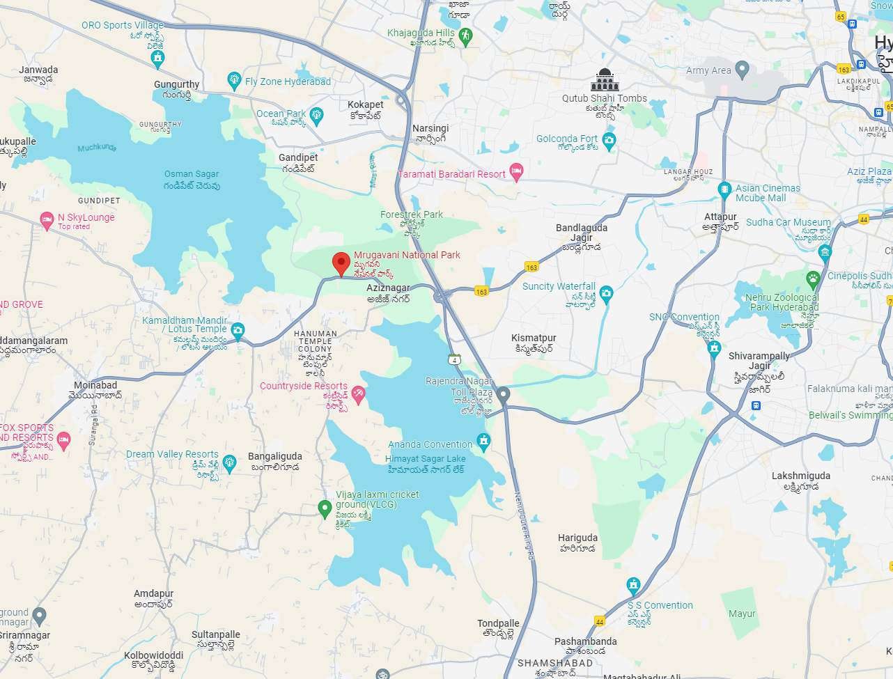 Megaleio location map — TSPA Junction connectivity to Financial District, ORR and the airport