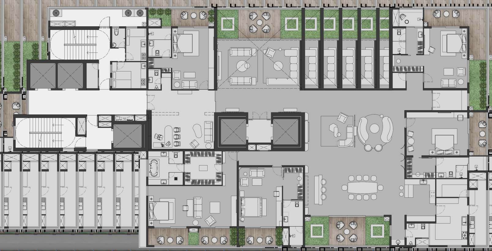 Once floor plan — Megaleio Infinity Towers