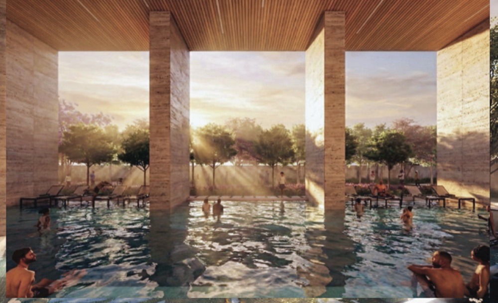 Resort-Style Swimming Pool at Navanaami One, Kokapet (artist's impression)
