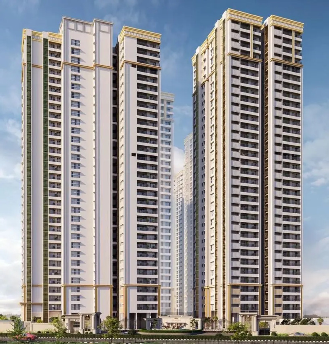 Godrej Regal Pavilion — neoclassical luxury apartment towers (artist’s impression)