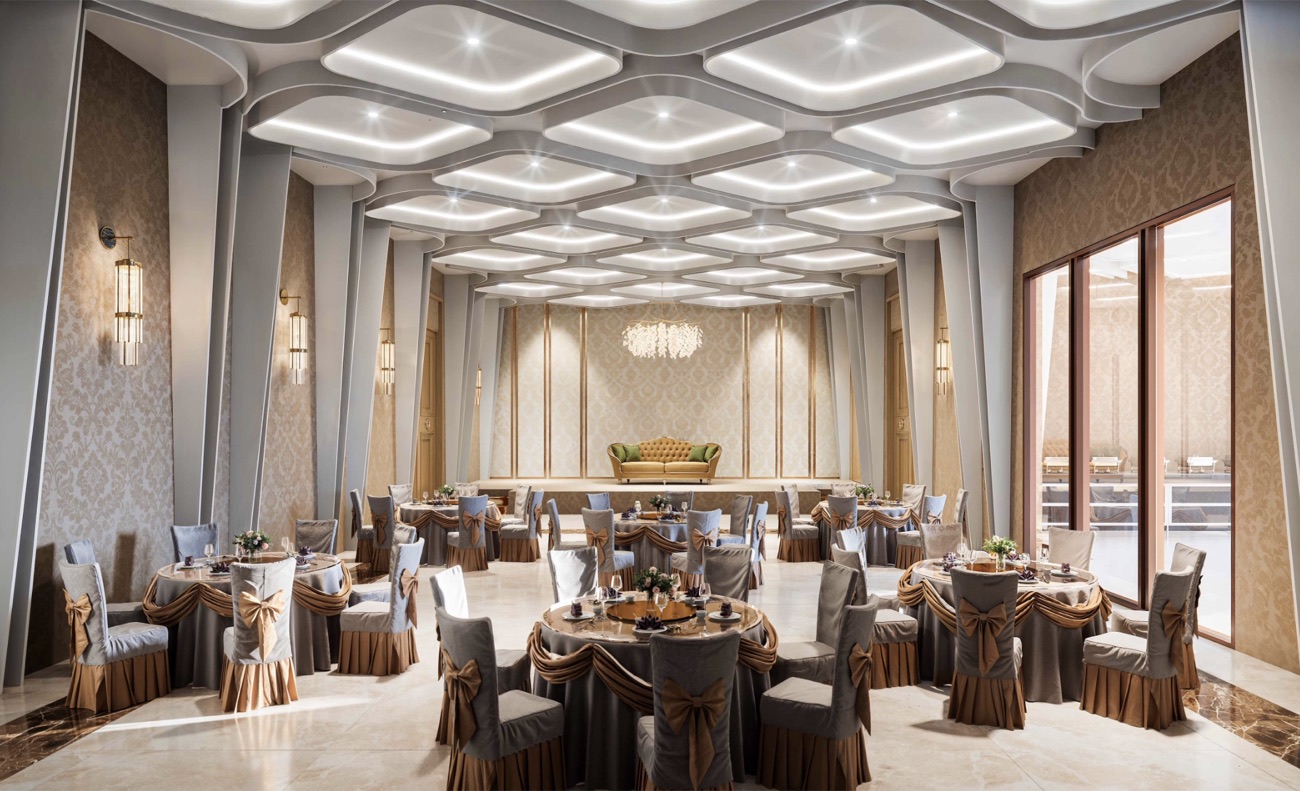 Clubhouse 2 — banquet & dining hall (artist’s impression)